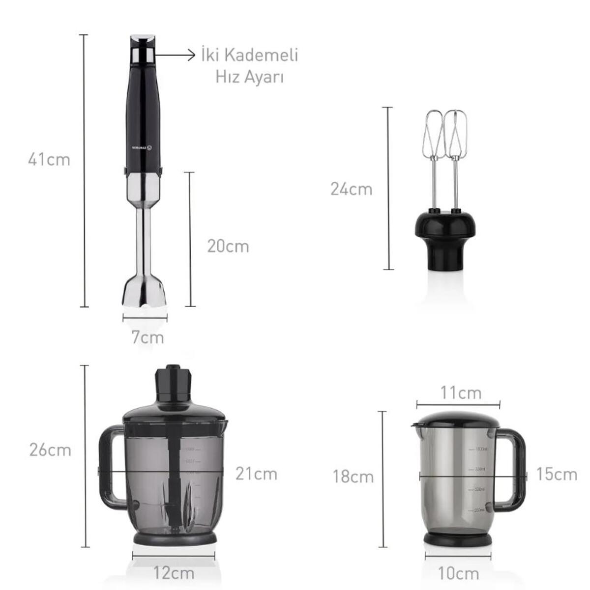 Korkmaz Blender Performix Mega A449 Siyah