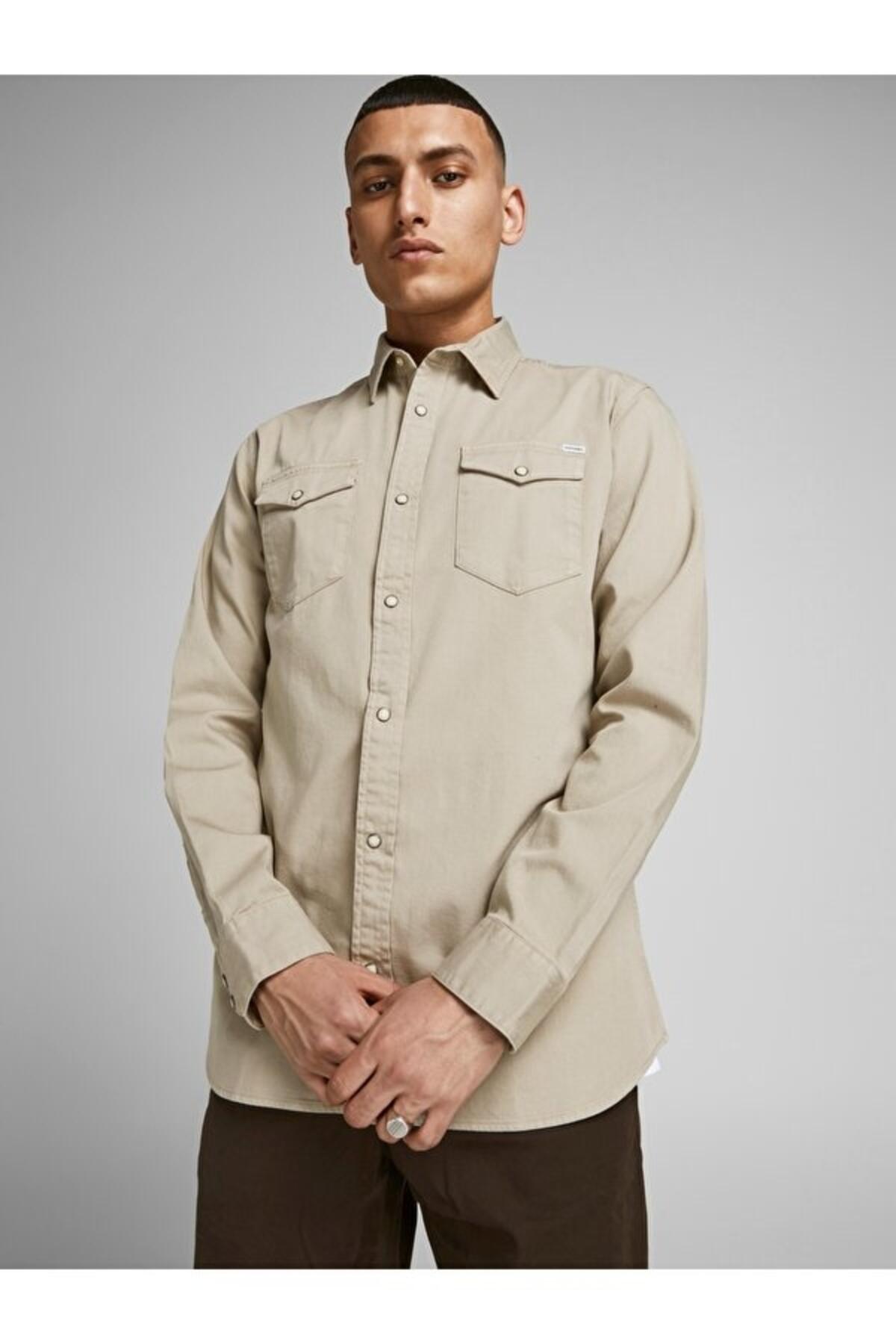 Jack&Jones Gömlek 12138115 Bej