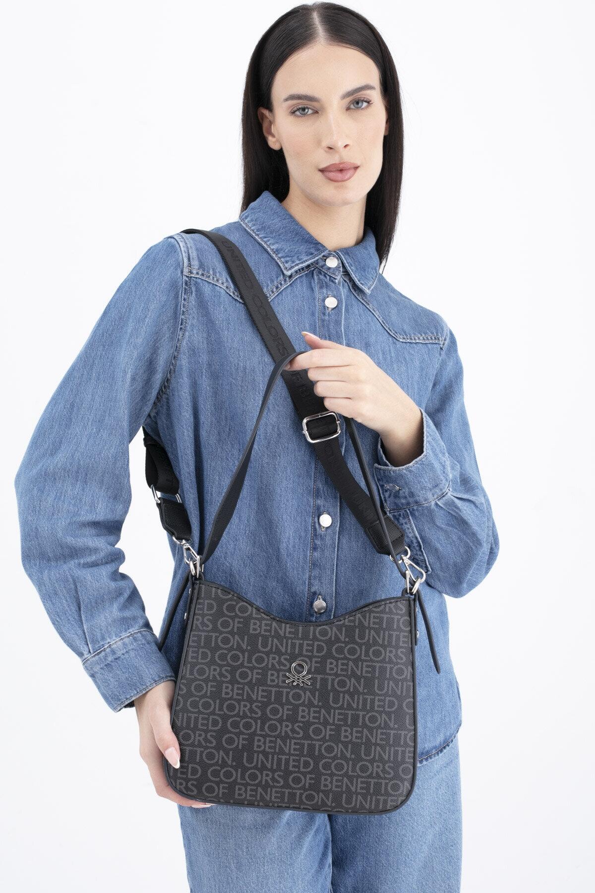 United Colors Of Benetton Kadın Kol Çantası BNT_1703 Siyah
