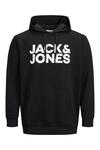 Jack&Jones Sweatshirt 12163777 Siyah EU4XL US2XL