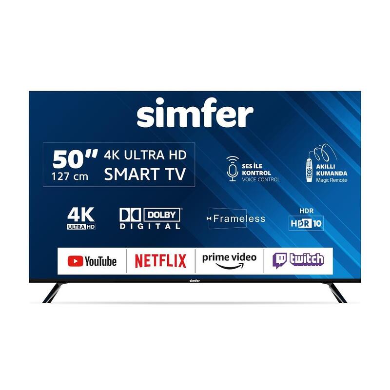 Simfer Led Tv 50" 50SFSW6M 4K Uhd WebOS (Dy)