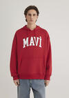 Mavi Sweatshirt M067149-86417 Kırmızı