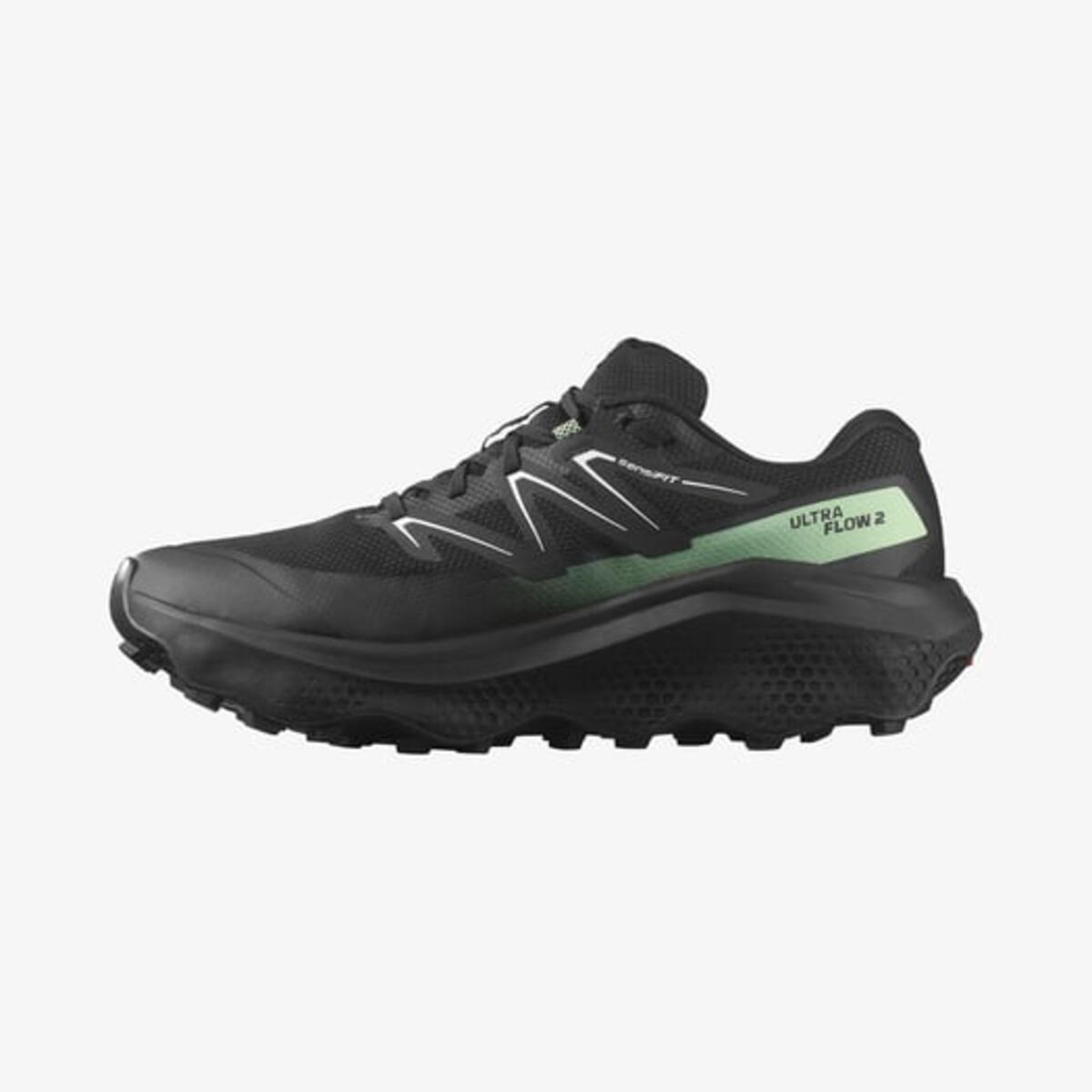 Salomon Ultra Flow 2 Gore-Tex L47981400 Siyah/Siyah/Nane Yeşili