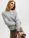 Jjxx Kadın Sweatshirt 12223962 Açık Gri Melanj