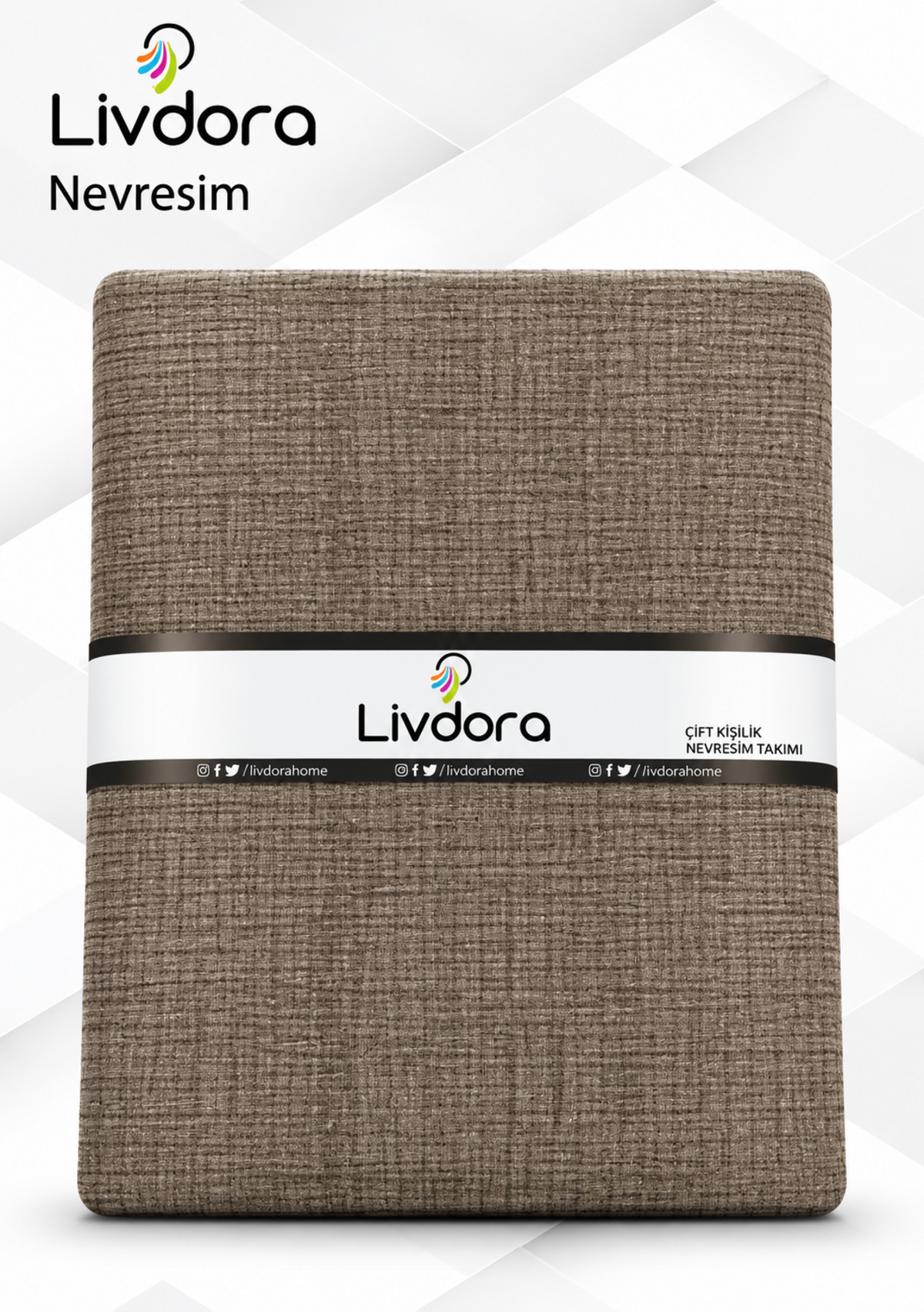 Livdora Nevresim Clean Çk S.Kahve