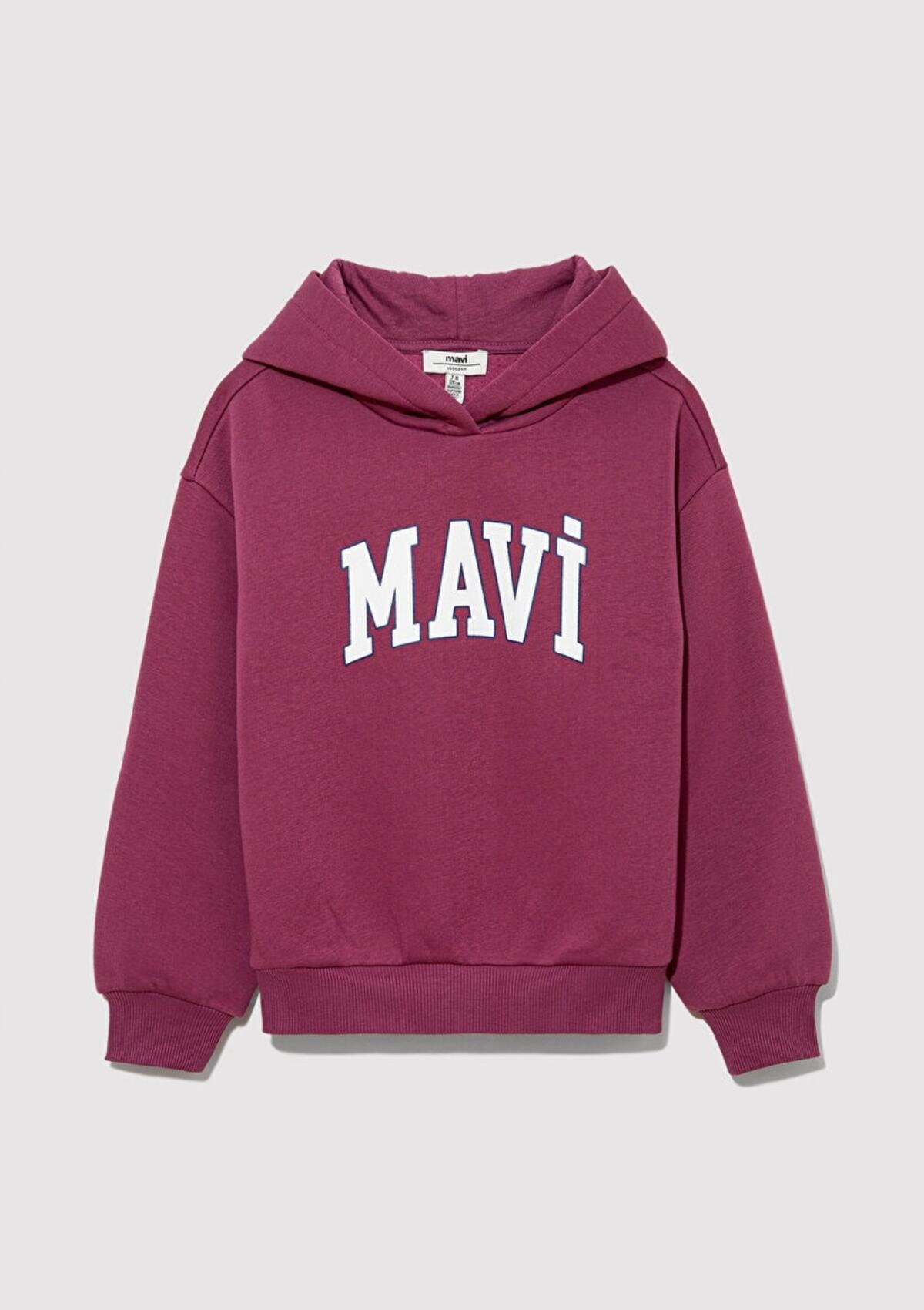 Mavi Sweatshirt Kız Çocuk M7610035-70651 Mor