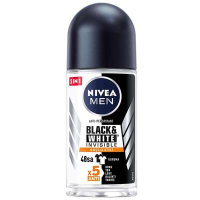 Nivea Men Erkek Roll-On İnvisible B&W Güçlü Etki 50Ml (Dy)