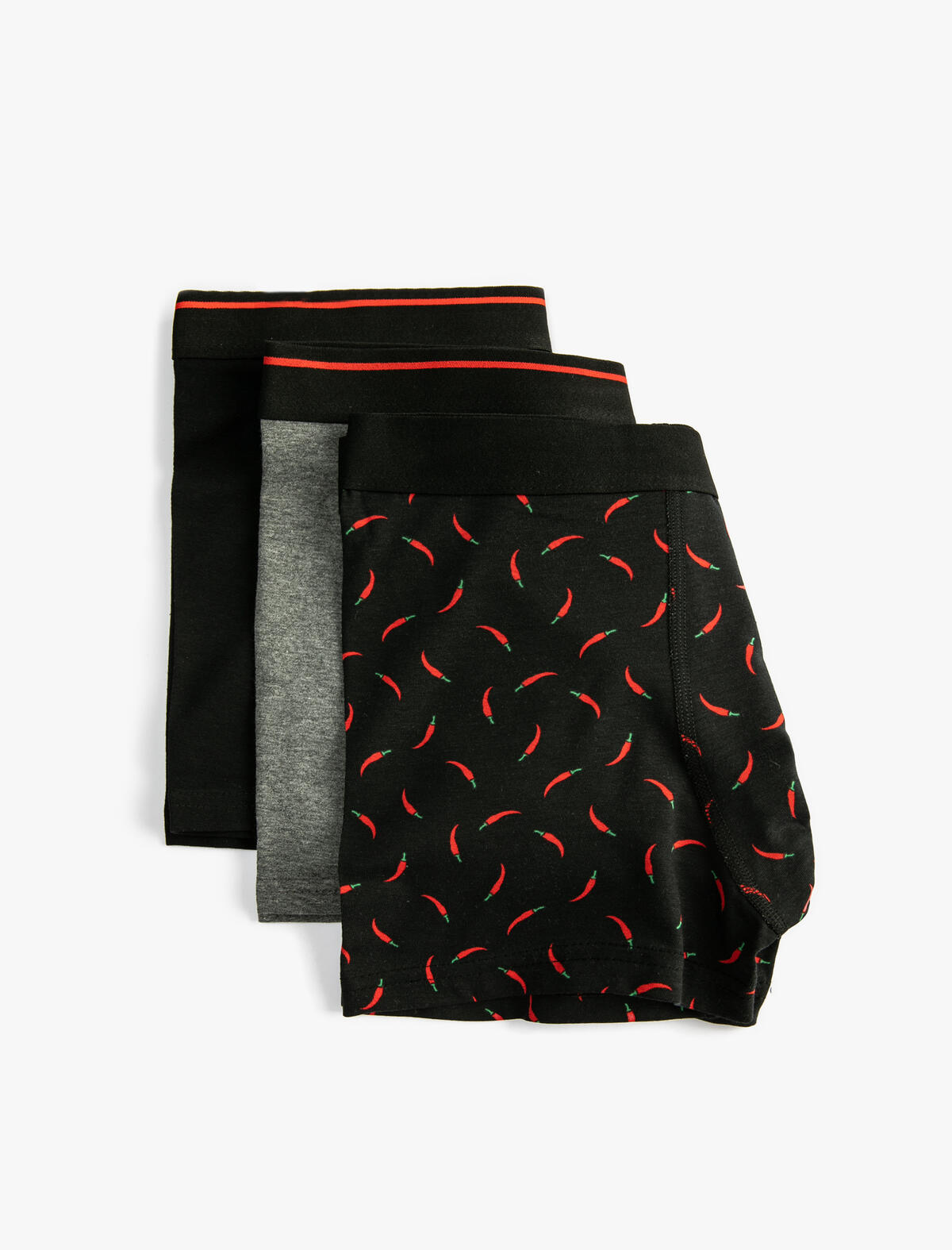 Koton Boxer 4WLM90018MK Siyah Desenli