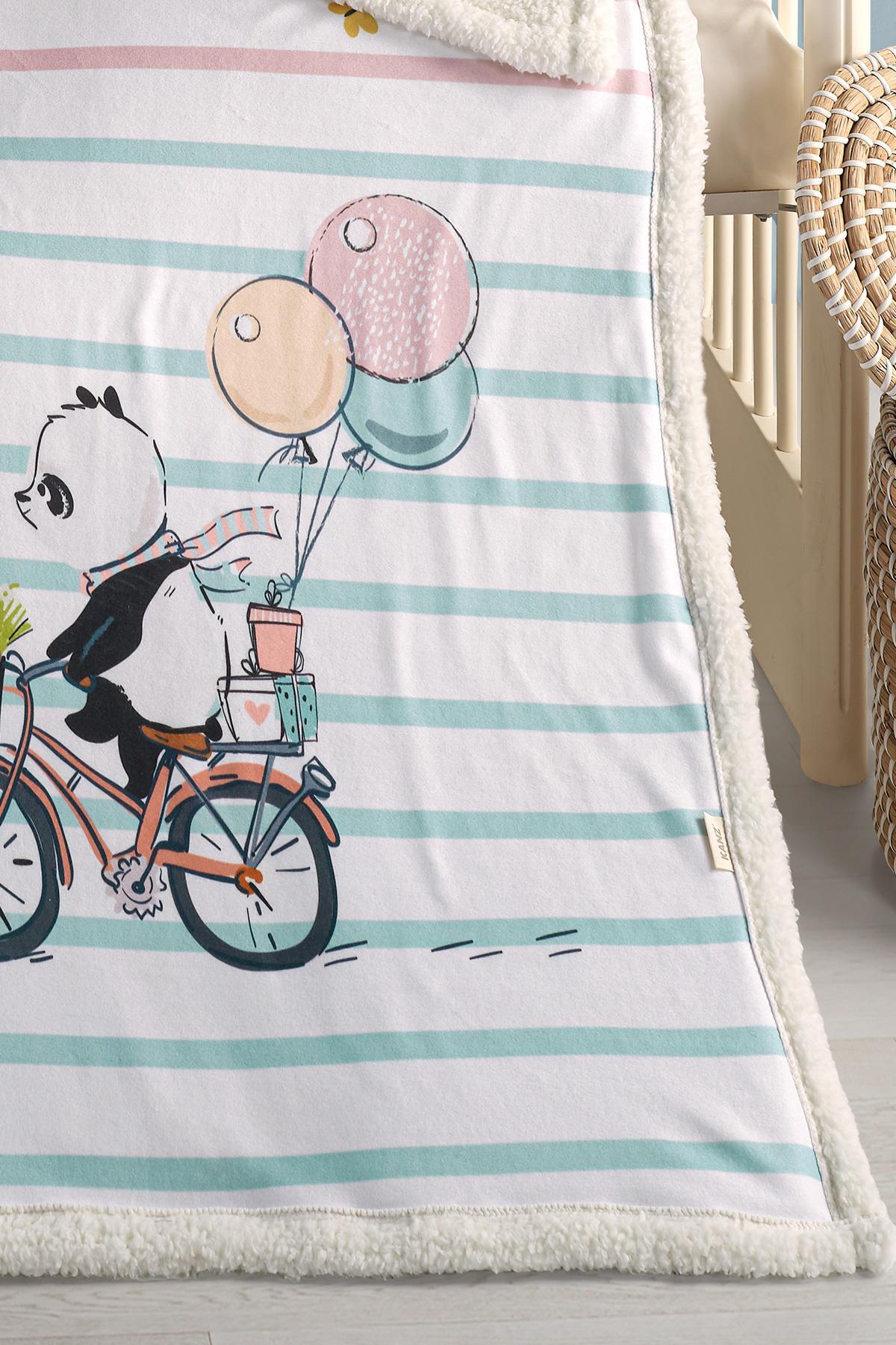 Kanz Tek Battaniye Bebek Polarlı (Knz-009) Little Panda