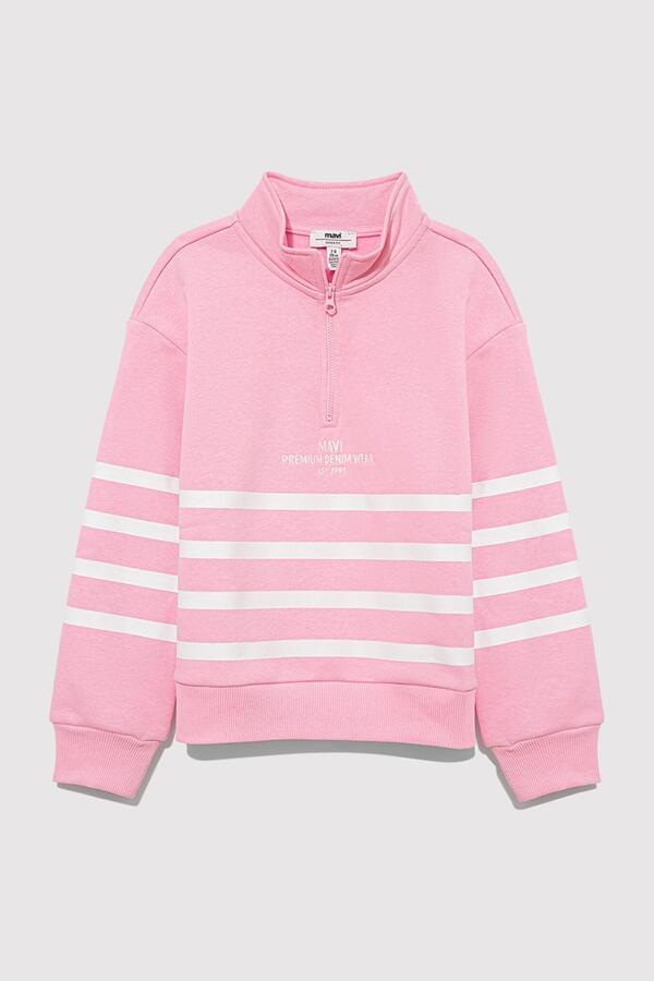 Mavi Sweatshirt Kız Çocuk M7S10065-71027 Pembe