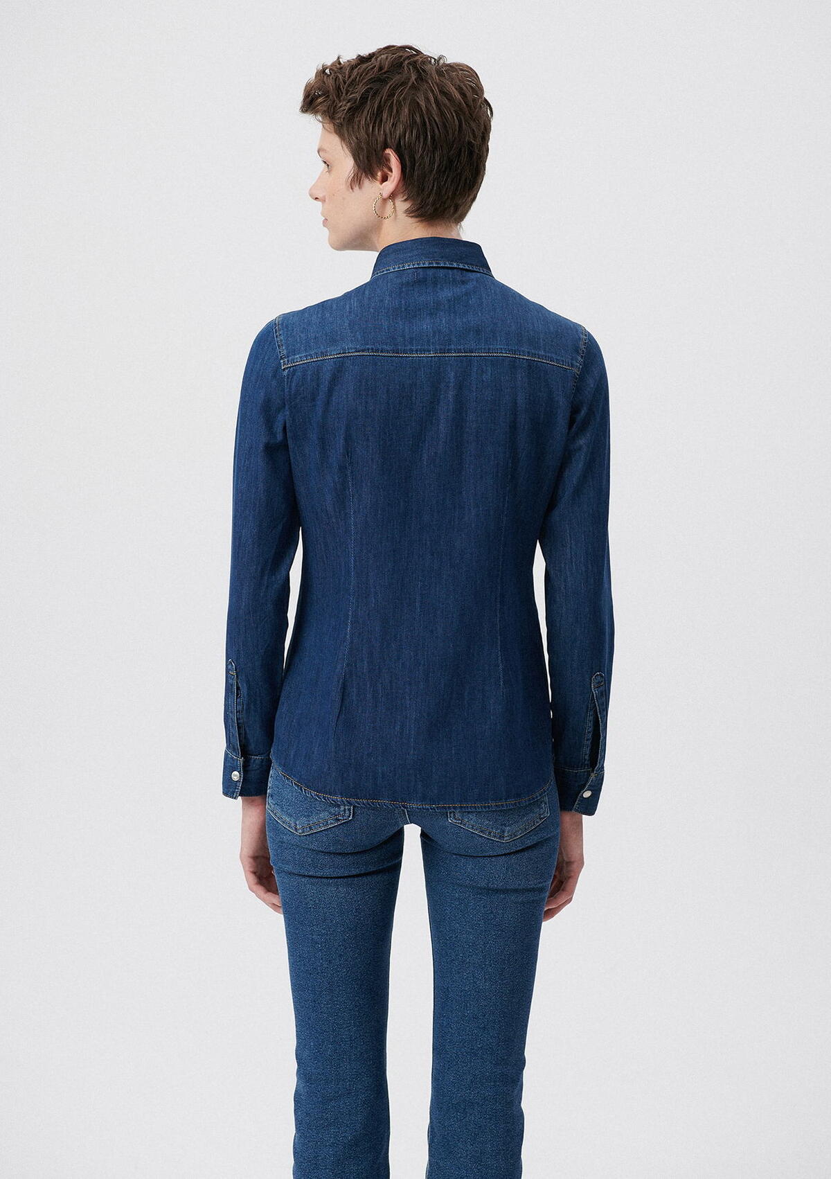 Mavi Gömlek Dark Denim M1257129906 Lacivert