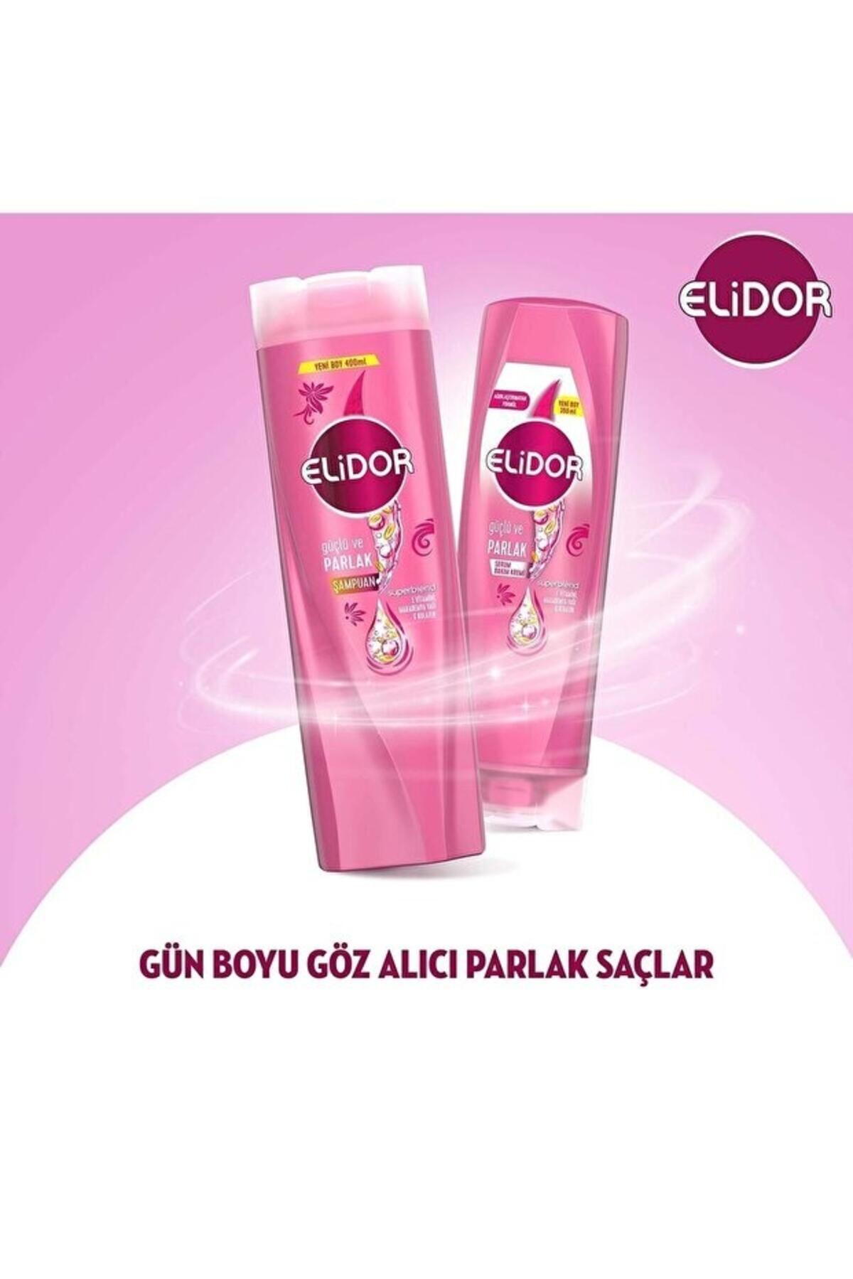 Elidor Şampuan Güçlü Ve Parlak Saçlar 400Ml