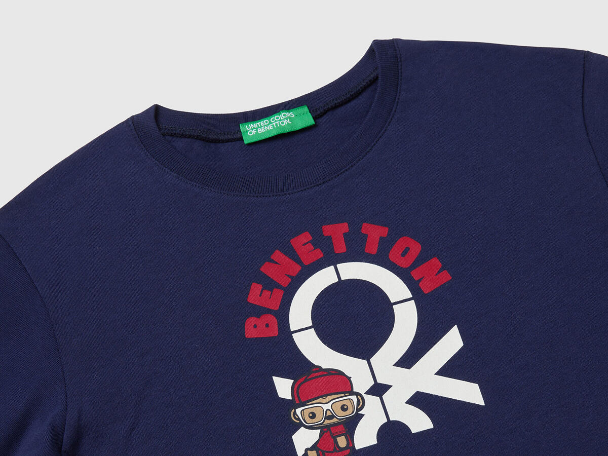 Benetton Tişört Erkek Bebek BNT-BB 3I1XG10F2-25K Lacivert