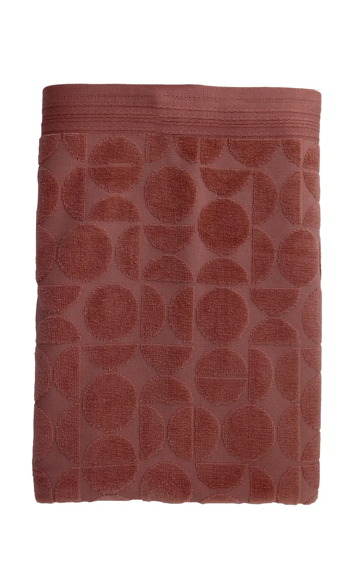 Özdilek Banyo Havlusu 90*150 Cırcular Kiremit