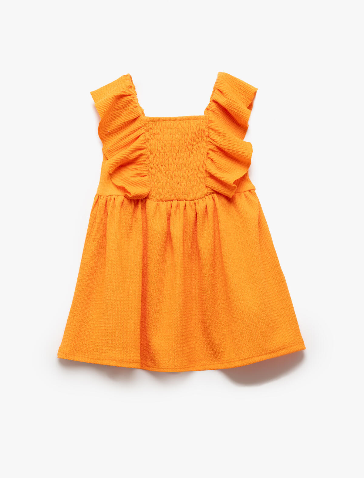 Koton Elbise Kız Bebek 5SMG80008AK Turuncu