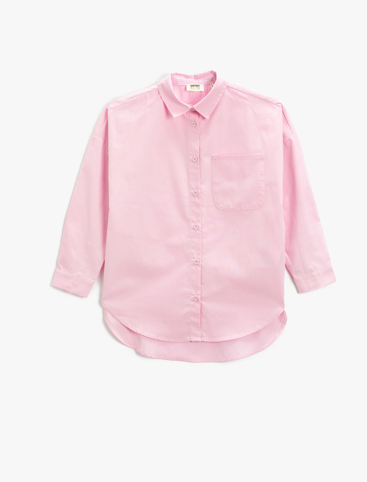 Koton Gömlek 3SKG60020AW Pembe (Dy)
