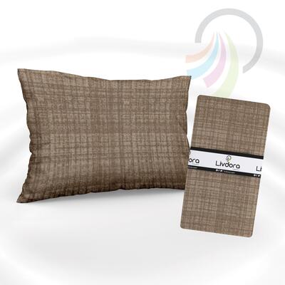 Livdora Yastık Kılıfı 50*70 S.Kahve