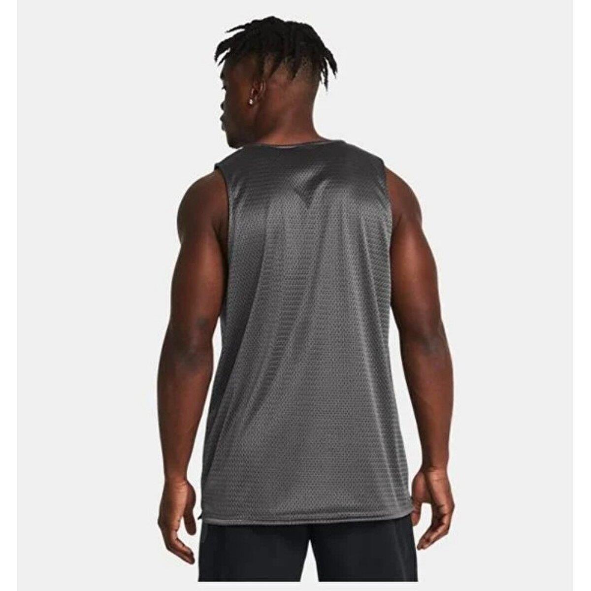 Under Armour Baseline Reversible Tank 1386059-025 Gri