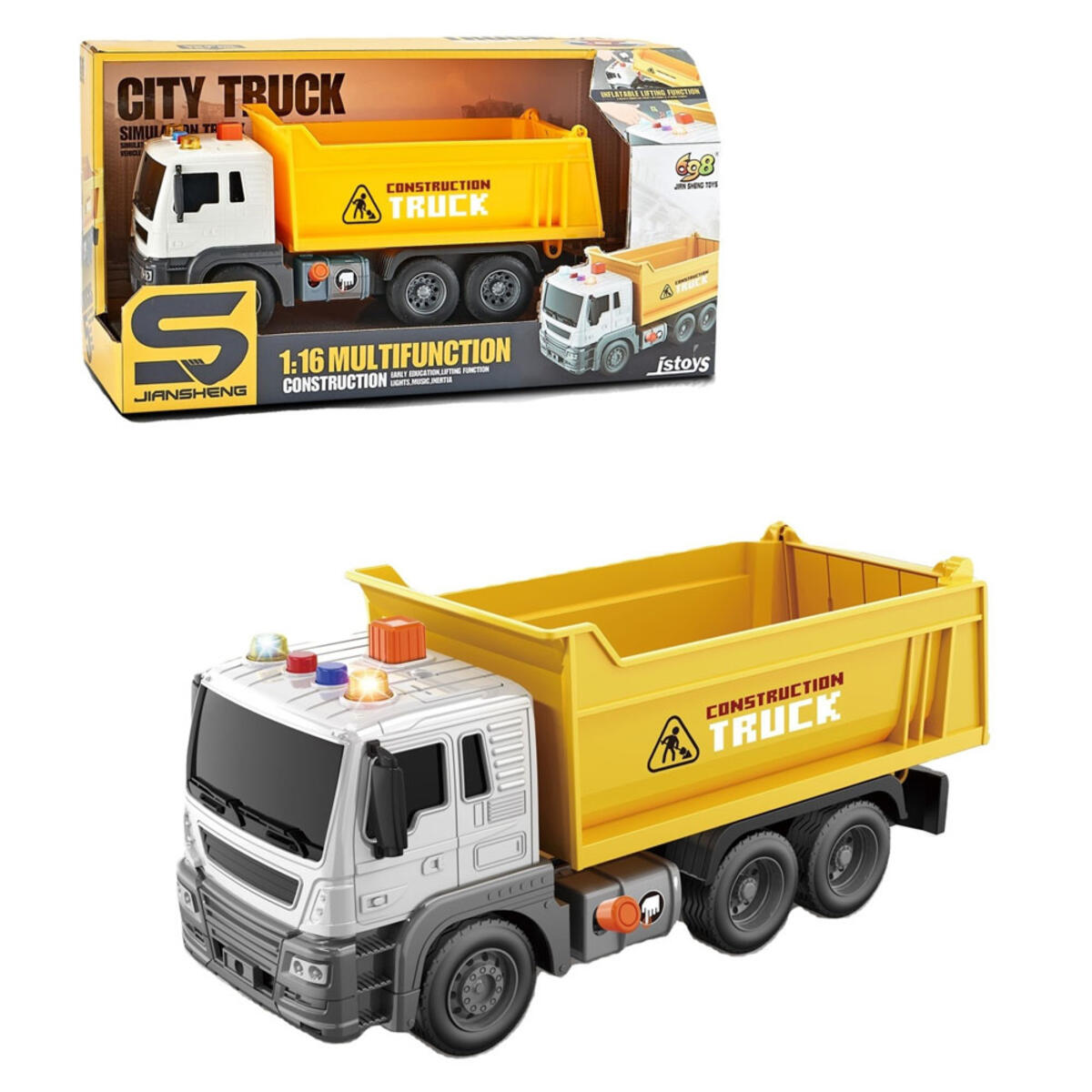 Ceren Toy Kamyon Işıklı Sesli 1:16 CTOY-JS101