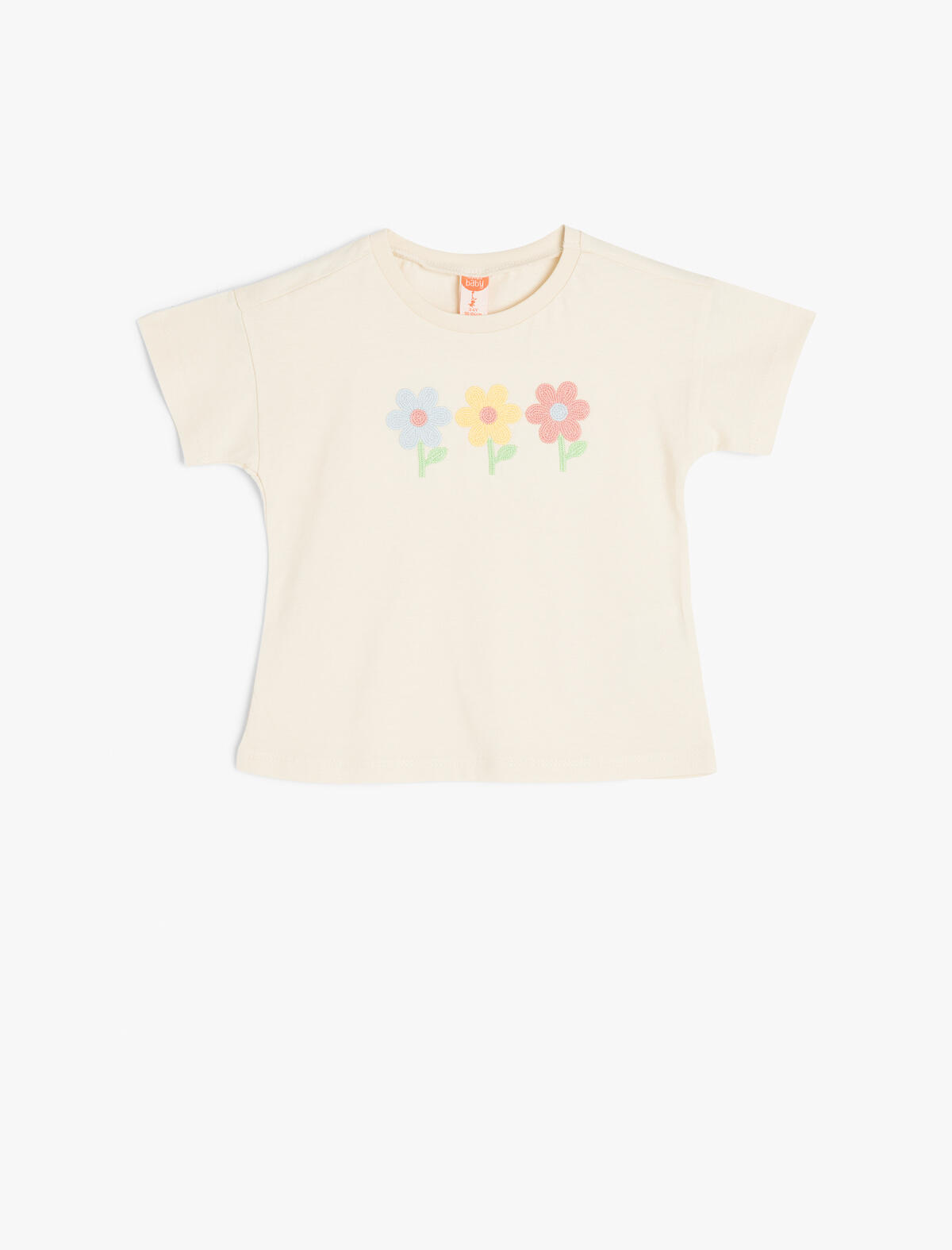 Koton Tişört Kız Bebek 5SMG10093AK Bej