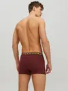 Jack&Jones Erkek Boxer 3Lü 12113943 Bordo-Laci-Gri
