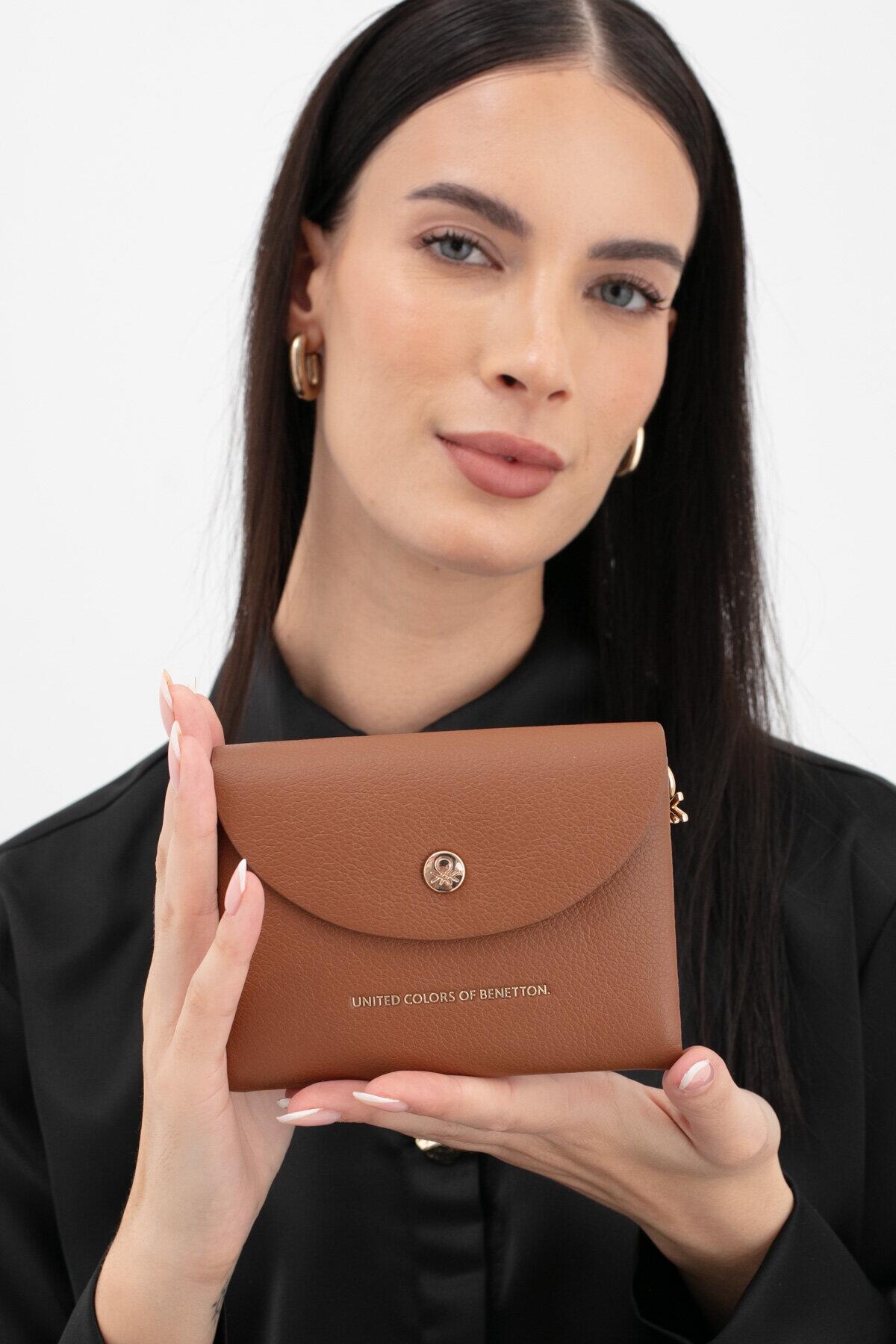 United Colors Of Benetton Kadın Cüzdan BNT_1634 Taba