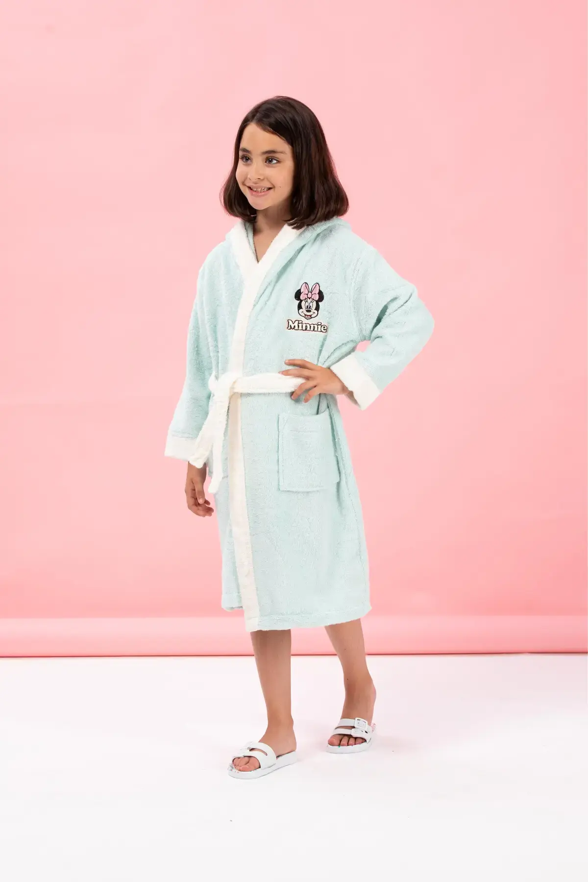 Özdilek Bornoz Çck. Dis. Nak.Mıckey Mınnıe Heart 7-8 Y. Mint
