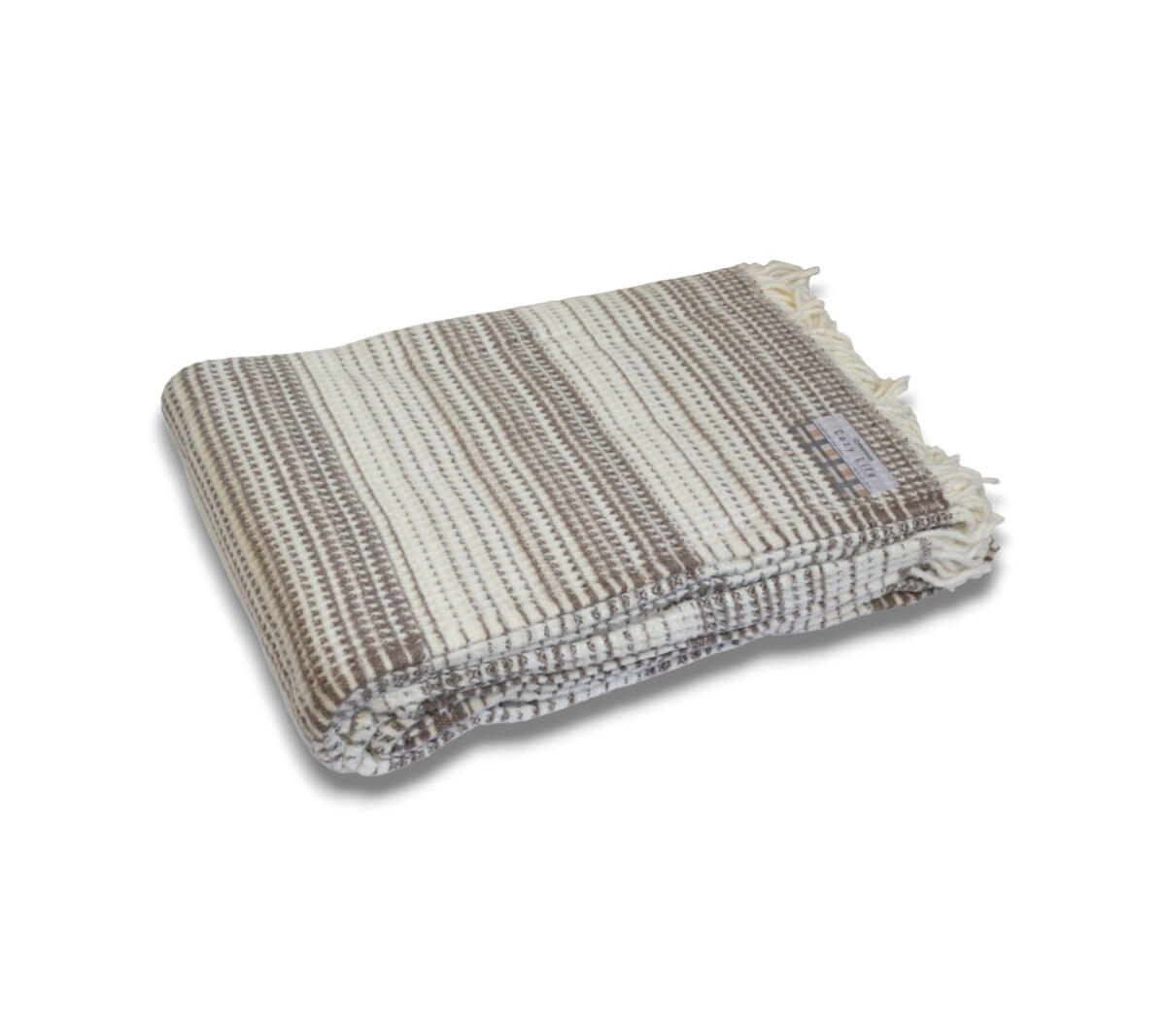 Merinos Battaniye 180*220 Pamuklu Skoç Cozy Zeta Bej