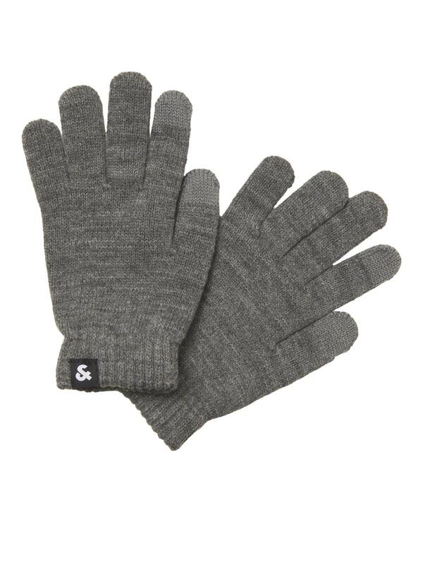 Jack&Jones Junior Eldiven 12236562 Gri Melanj