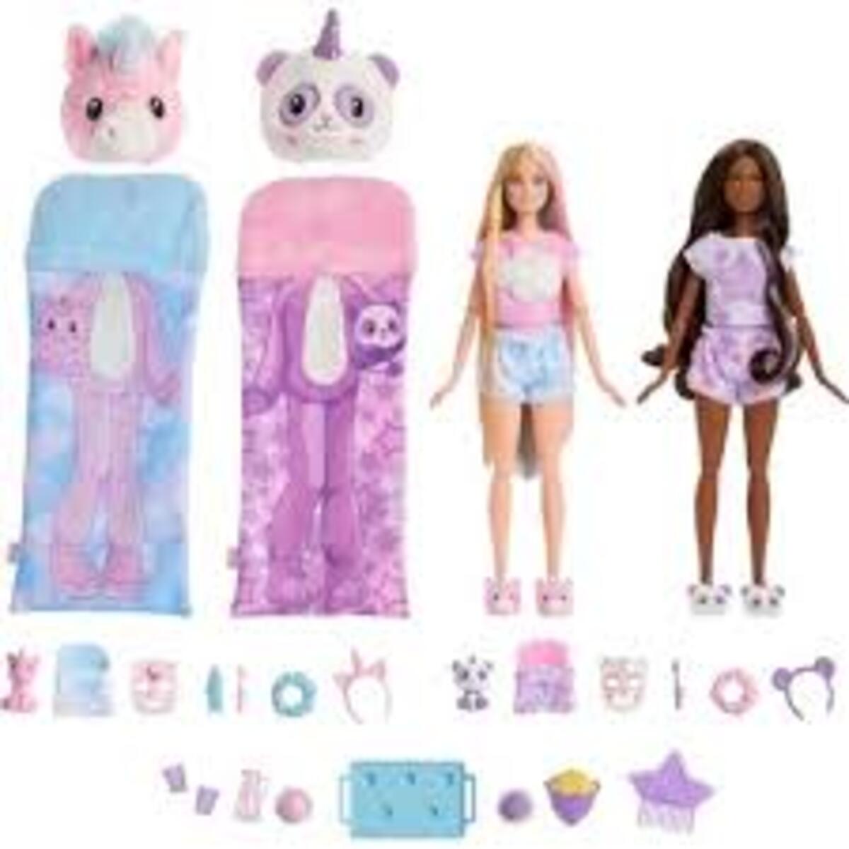 Mattel Barbie Cutie Reveal Pijama Partisi İkili Set MTL-HRY15