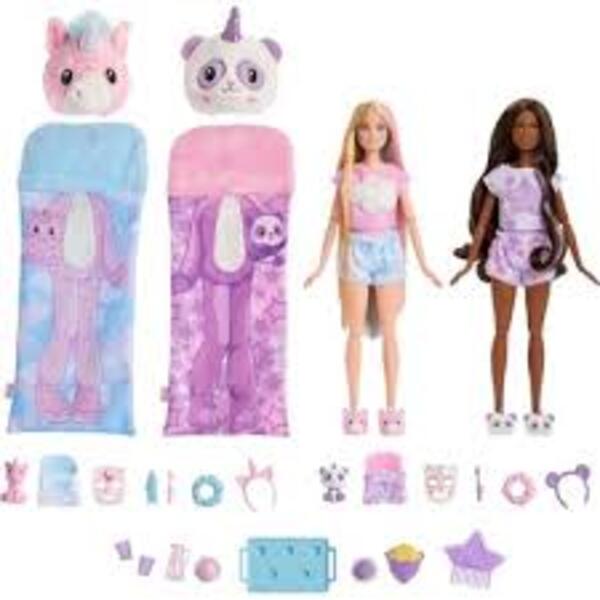 Mattel Barbie Cutie Reveal Pijama Partisi İkili Set MTL-HRY15