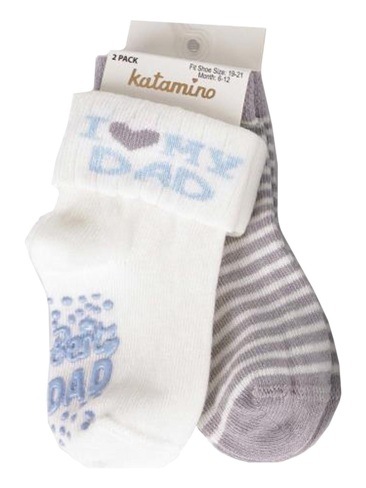 Katamino Soket Çorap Erkek Bebek Mydad 2Li K44119 6-12