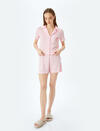 Koton Pijama Takımı 5SLK40056MK Pembe