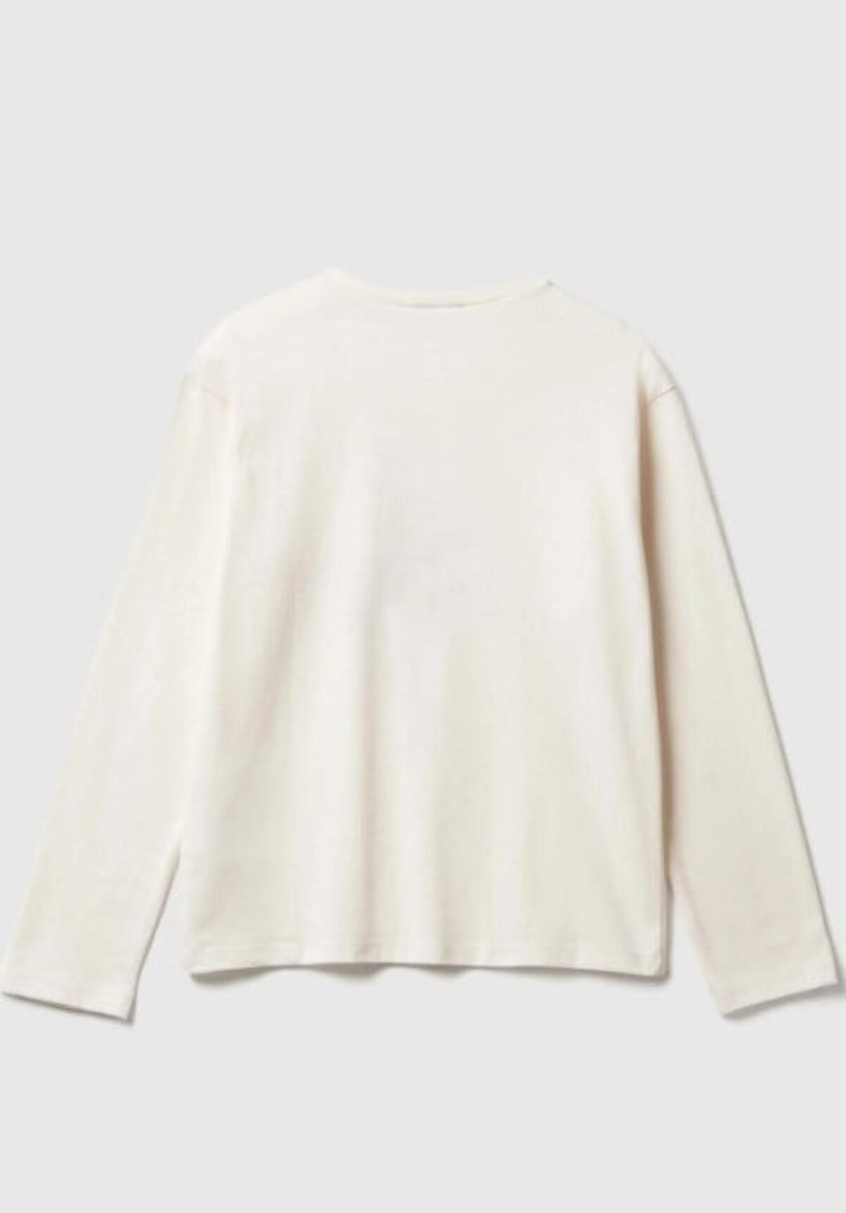 Benetton Tişört Kız Çocuk BNT-G 3JERC10QM-25K Beyaz