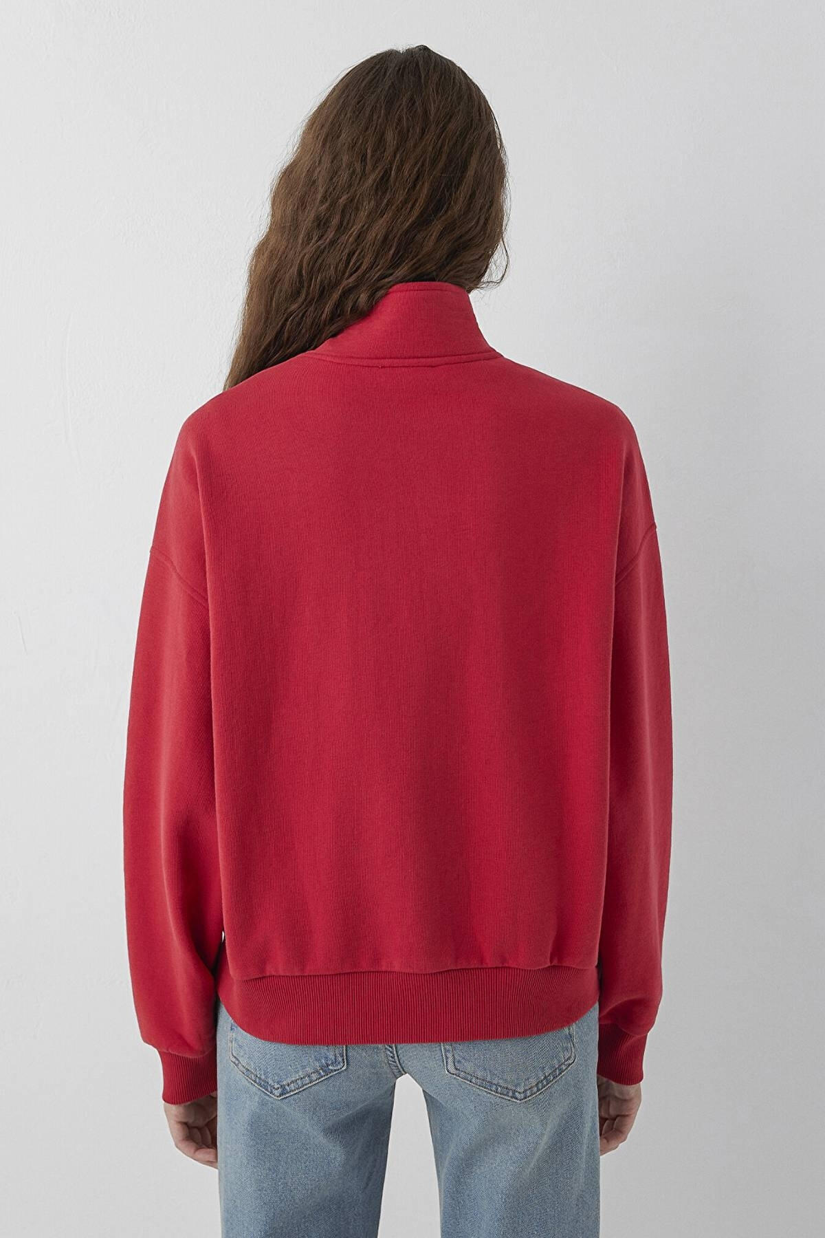 Mavi Kadın Sweatshirt M1S10373-88631 Kırmızı