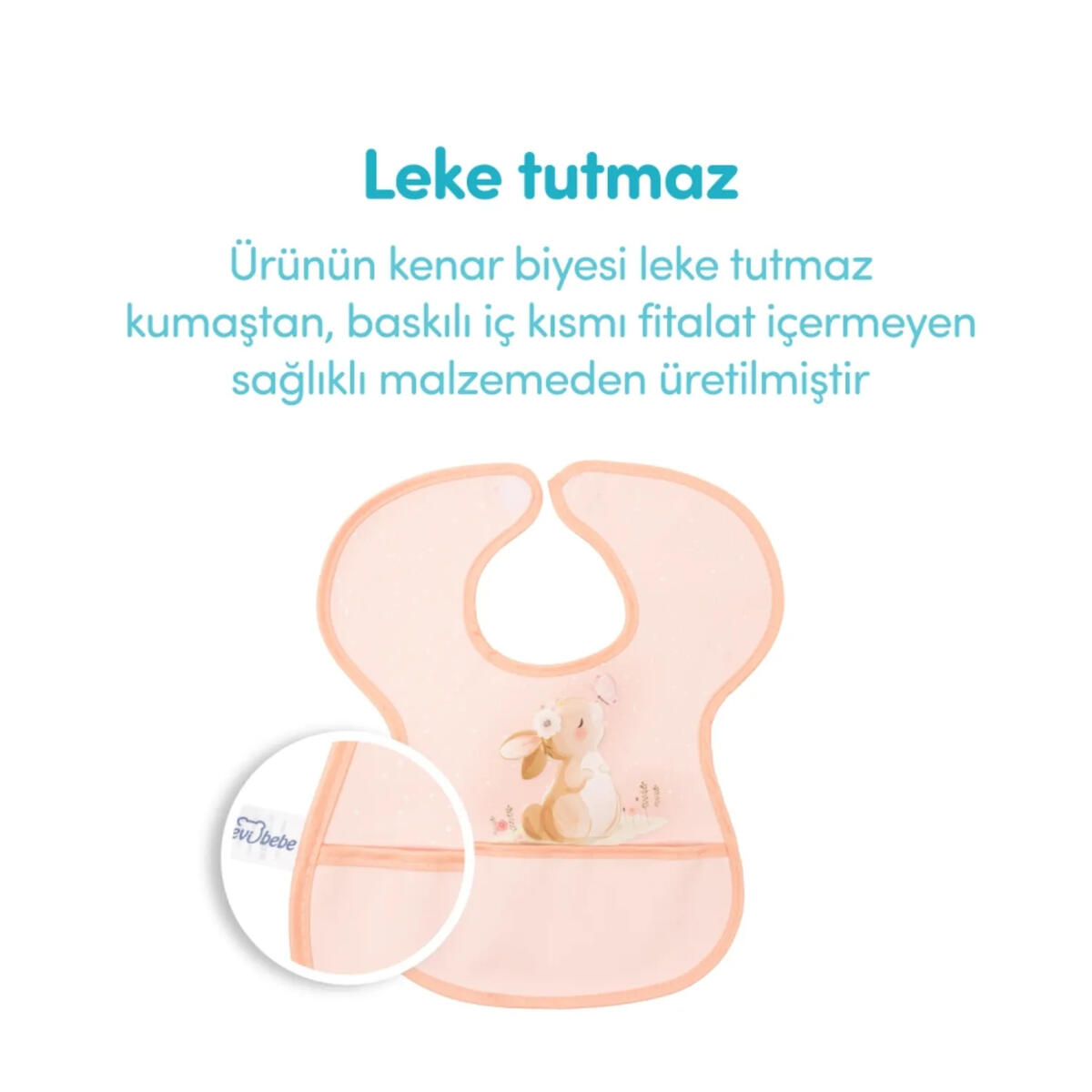 Sevi Cırtlı Muşamba Önlük Mutlu Tavşan 22-186