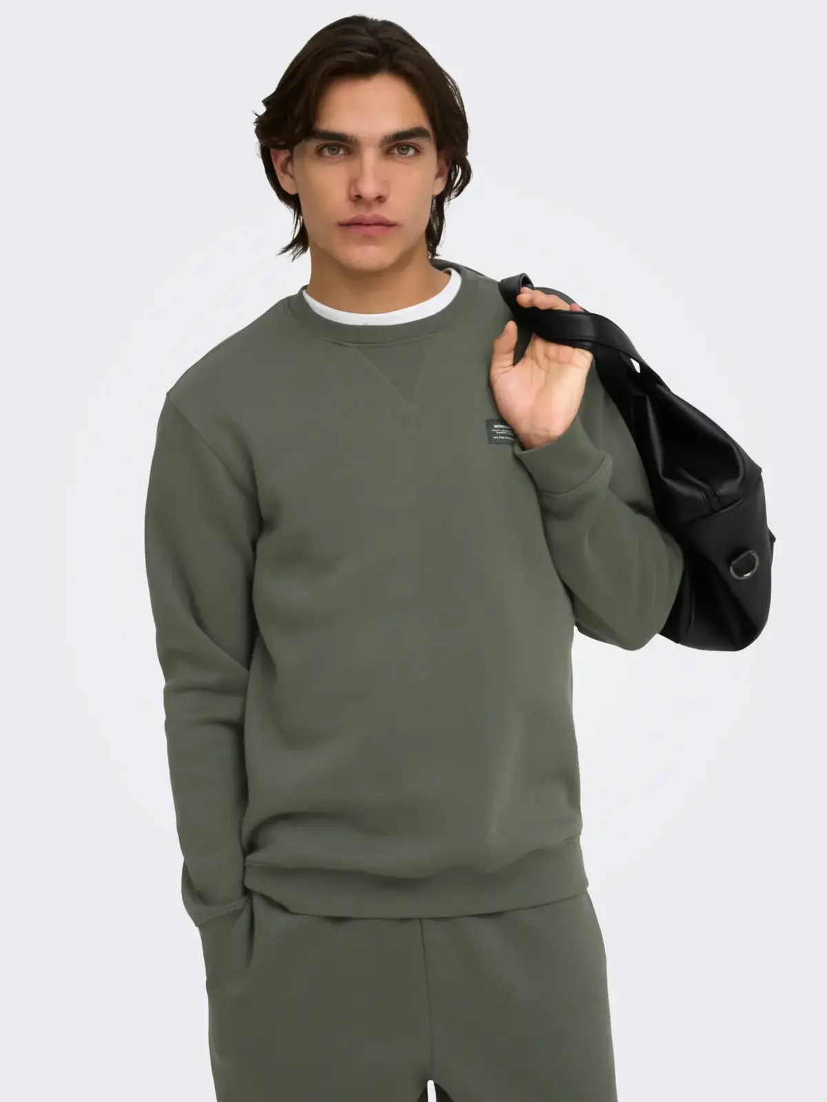 Only&Sons Erkek Sweatshirt 22033193 Haki