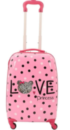 Mçs Abs Çocuk Valiz V307 Pembe-Love Baskı