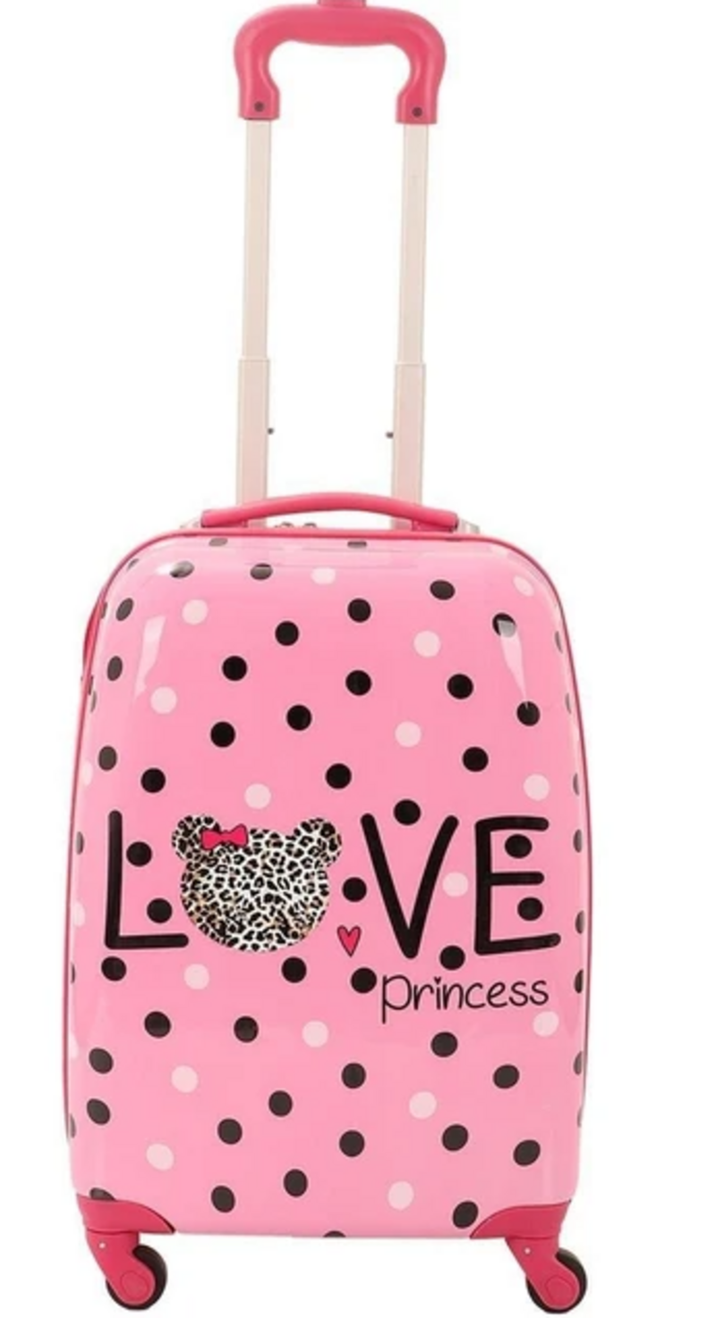 Mçs Abs Çocuk Valiz V307 Pembe-Love Baskı