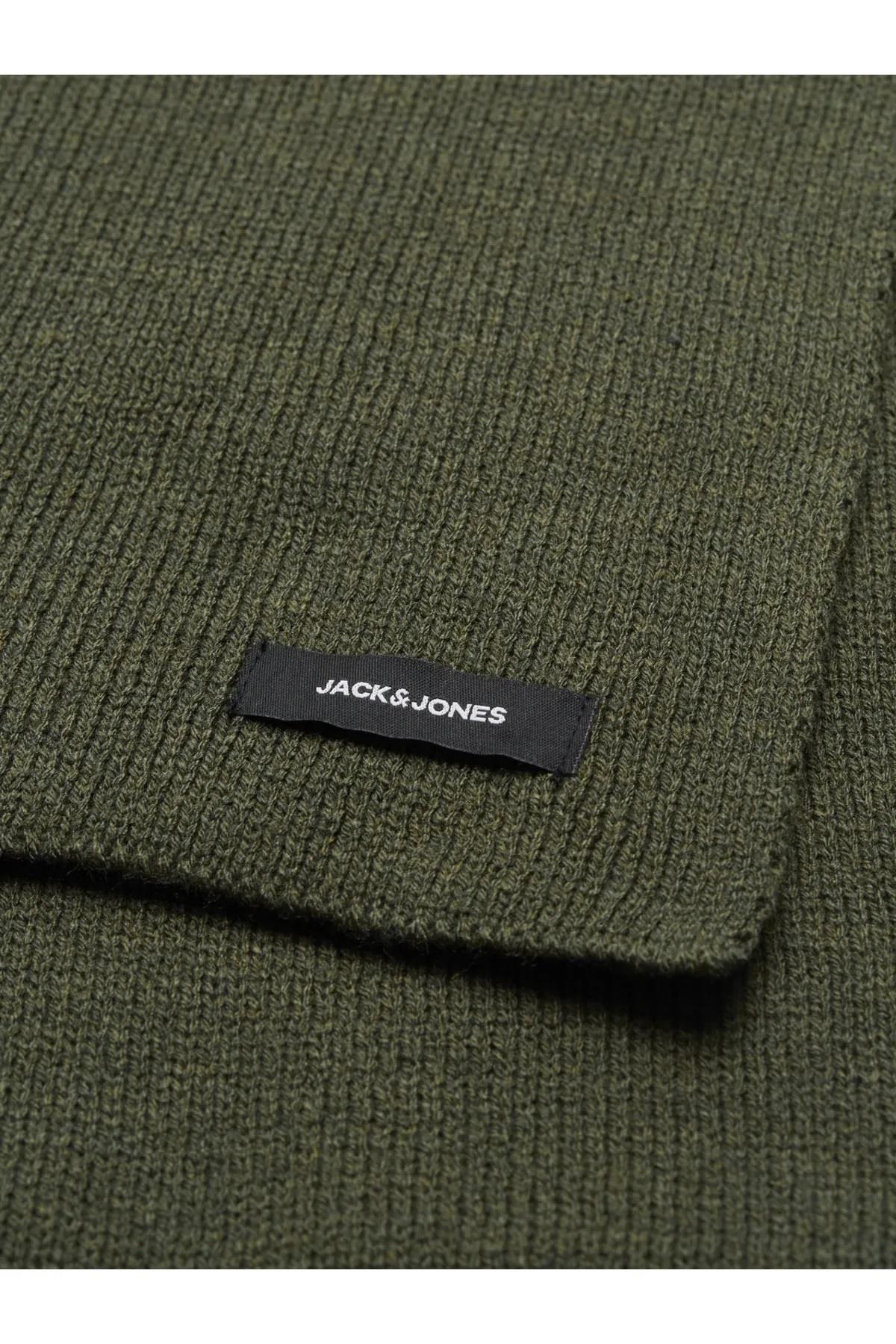 Jack&Jones Atkı 12098582 Haki One Size