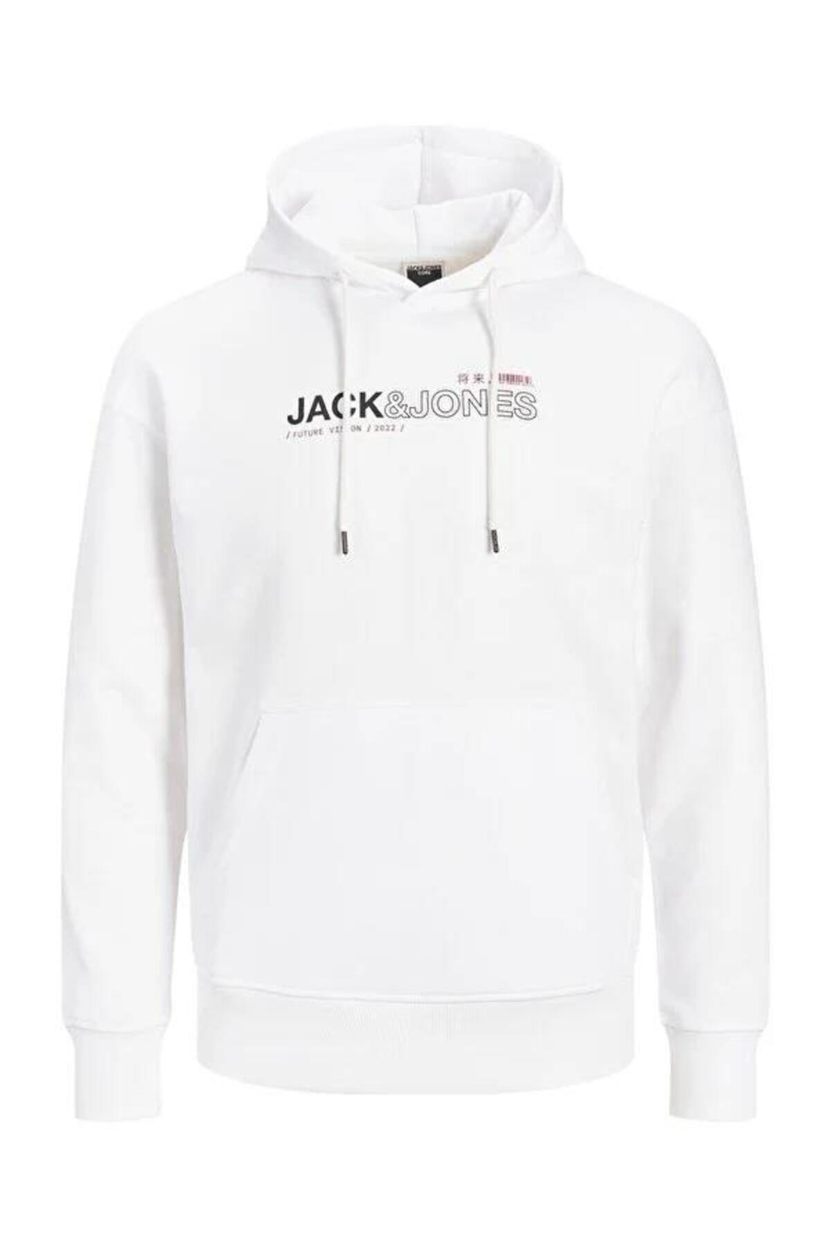 Jack&Jones Sweatshirt 12216286 Beyaz Jack&Jones Sweatshirt 12216286 Beyaz