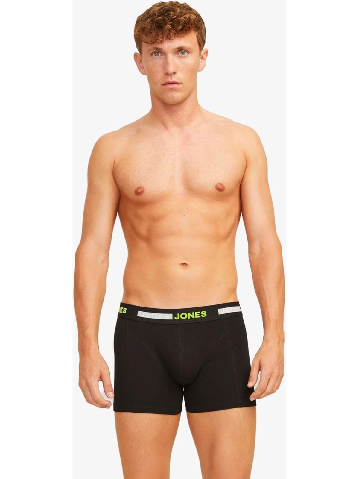 Jack&Jones Boxer 3Lü 12260058 Siyah