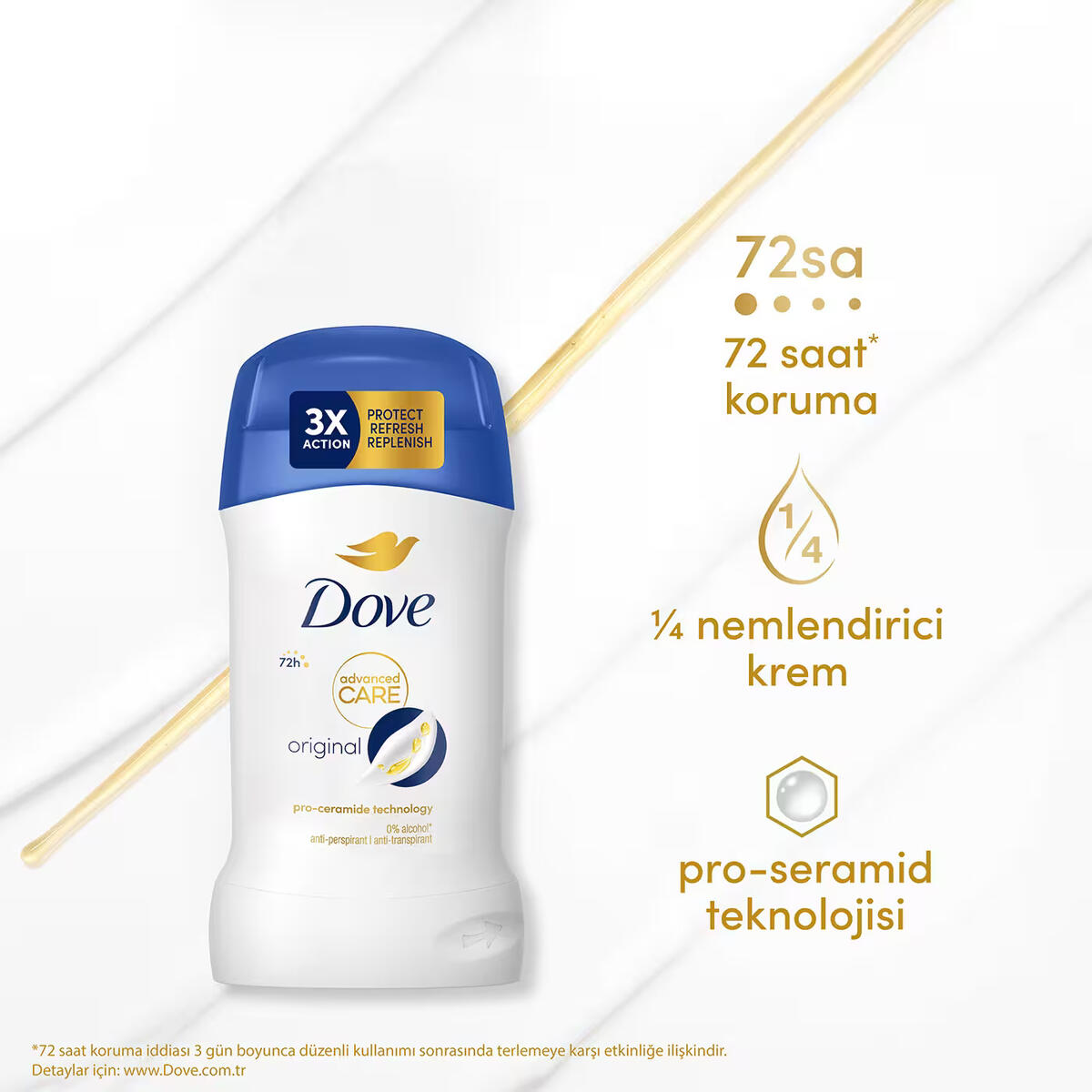 Dove Kadın Stick Deodorant Original 50Ml