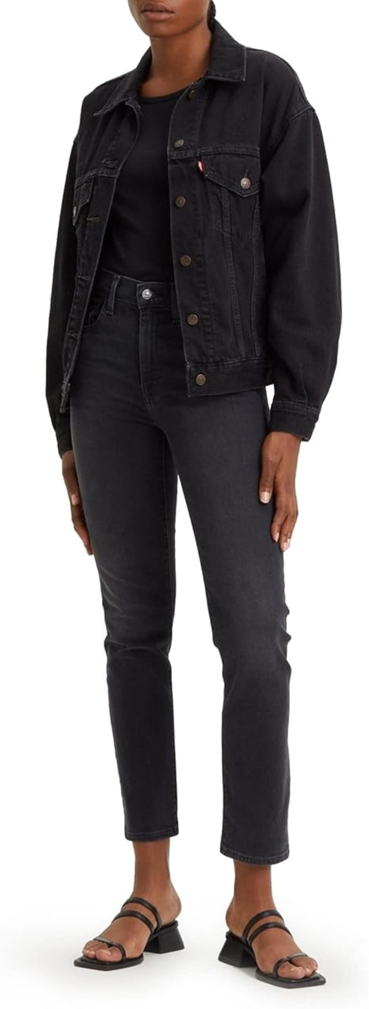 Levis Pantolon 724 High Rise Straight 18883-0199 Siyah