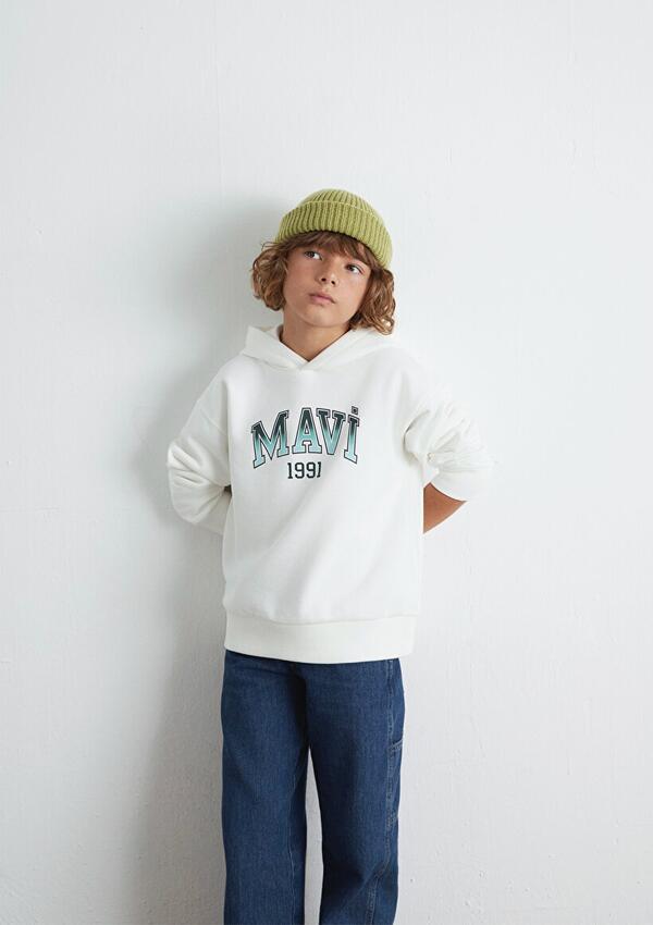Mavi Sweatshirt Erkek Çocuk M6S10167-70057 Ekru