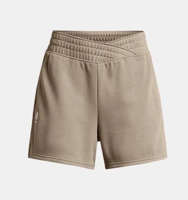 Under Armour Ua Rival Terry Short 1382742-204 Kahverengi