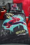Özdilek Nevresim Takımı Tek Kişilik Ranforce Lisanslı Spiderman Street Gri
