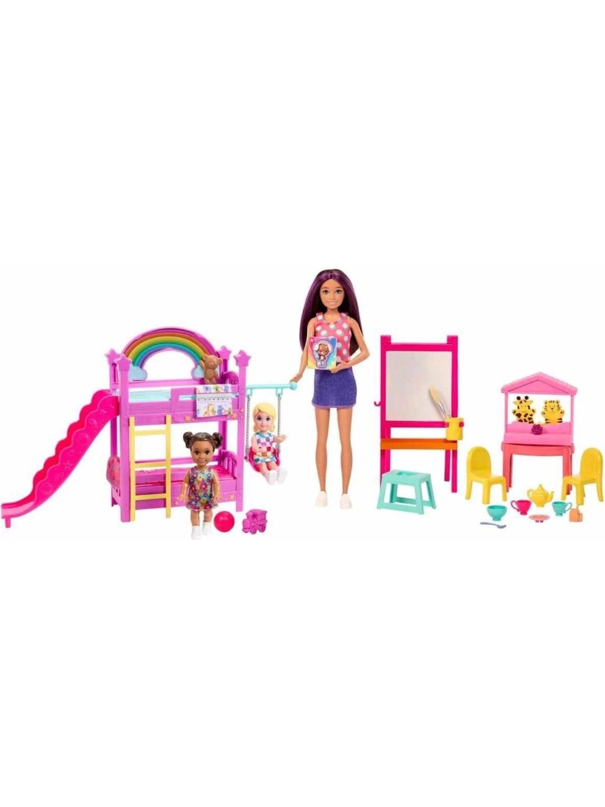 Barbie Skipper Bebek Bakıcılığı Eğlencesi Oyun Seti MTL-HND18