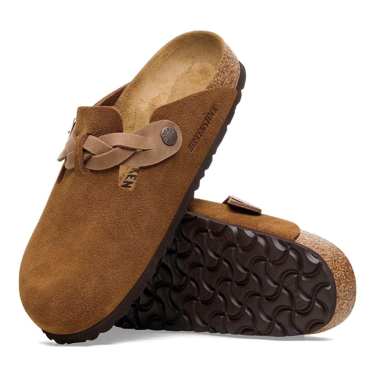 Birkenstock Boston Vl Braided 1026713 Mink