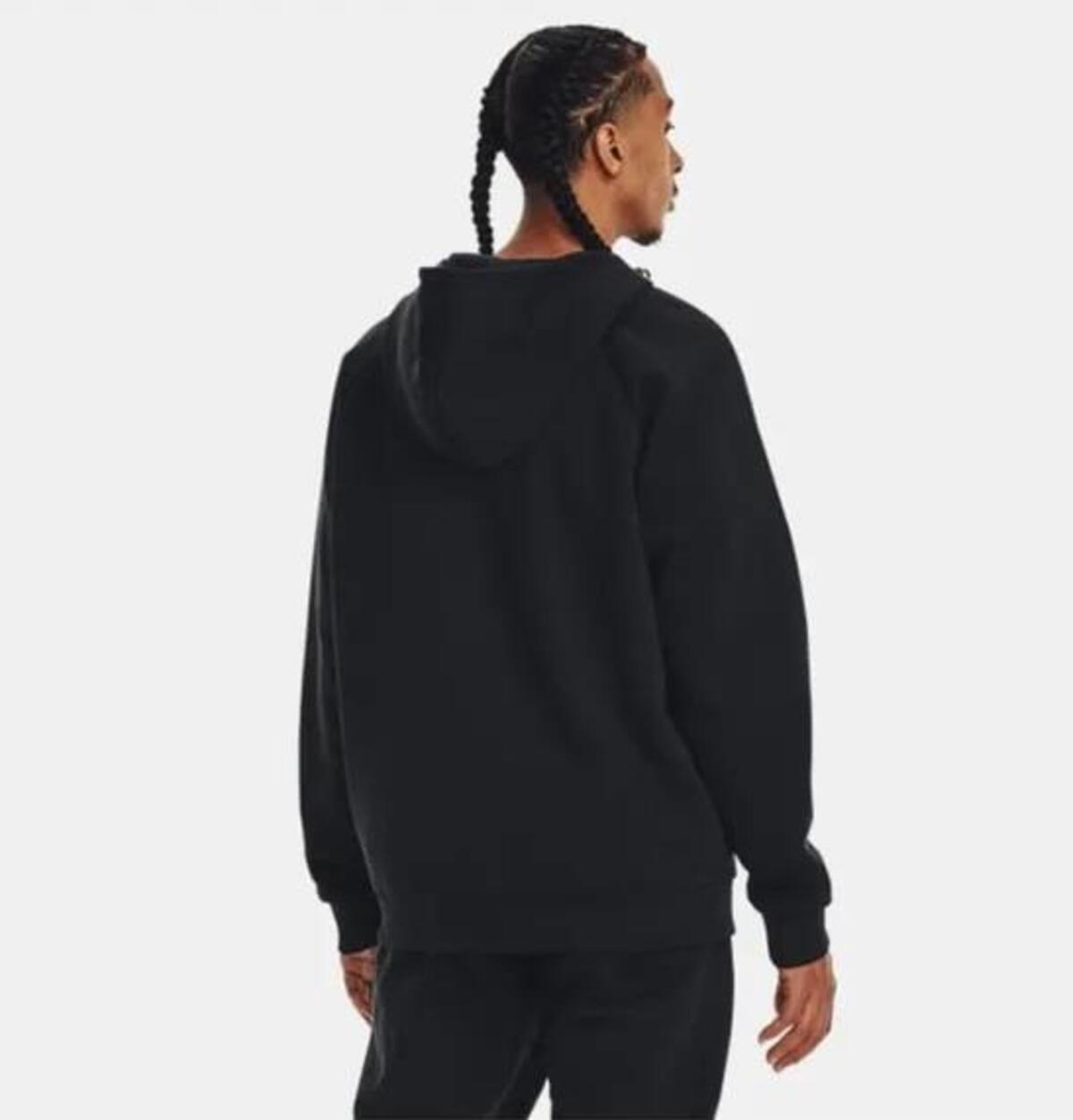 Under Armour Ua Rival Fleece Fz Hoodie 1379767-001 Siyah